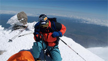 Andy am Gipfel des Elbrus