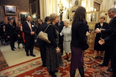 Royale Begegnung im Buckingham Palace mit Queen Elisabeth und Prinz Philip - Duke of Edinburgh