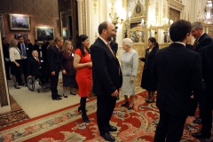 Royale Begegnung im Buckingham Palace mit Queen Elisabeth und Prinz Philip - Duke of Edinburgh
