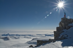 Kleiner Mann in der grossen Antarktis - Foto: Andi Scharnagl :: woitatscher.at