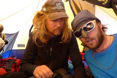 Andy und Anda im Zelt Lager 2 - 15-05-2011