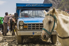 Transport mit Mullis zum Alam-Kuh (Andreas Scharnagl)
