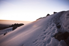 Mt. Kenya 2012 Landschaft mit Schnee (Foto: Andreas Scharnagl)