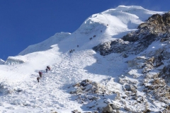 Aufstieg zum Lobuche Peak (Foto: Wolfgang Klocker)