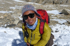 Tenzing, mein Sherpa, ist begeistert von uns Vieren (Foto: Klemens Bichler)