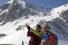 Andy mit  Manfred vor der Scheichenspitze (Herbert Raffalt)
